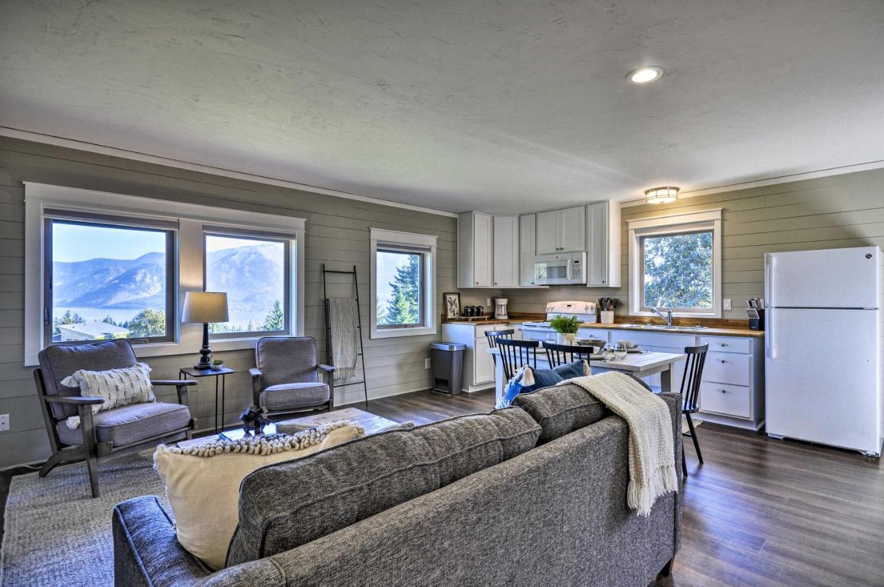Scenic Studio With Loft And View Of The Columbia River Carson Exterior foto