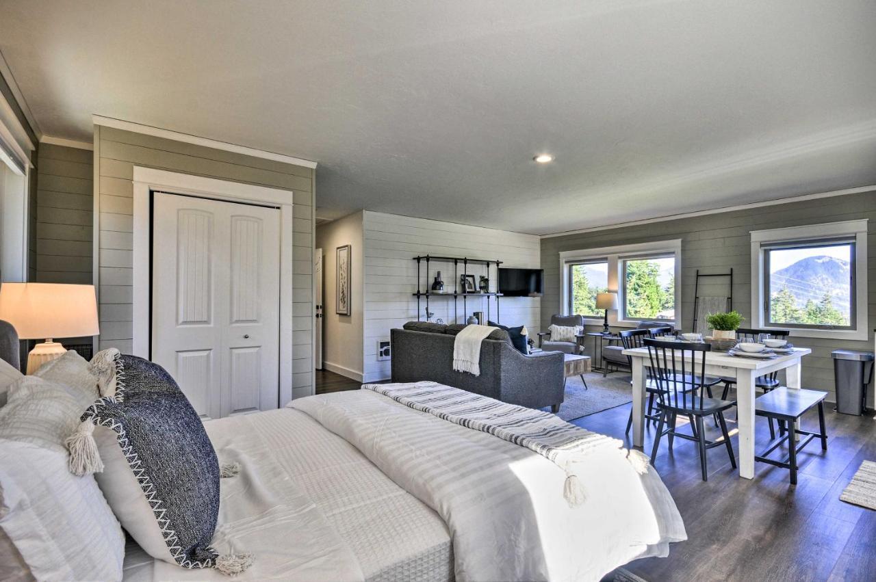 Scenic Studio With Loft And View Of The Columbia River Carson Exterior foto
